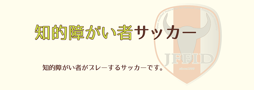 知的障がい者サッカー 知的障がい者がプレーするサッカーです。