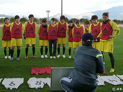 なでしこチャレンジプロジェクト　トレーニングキャンプ2日目