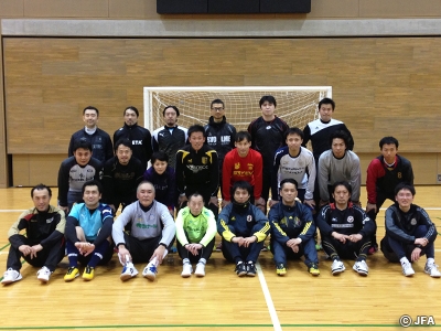 公認フットサルB級コーチ養成講習会（前期）を、レイクアリーナ箱根（神奈川県）で開催