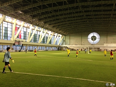 U-18日本代表　ロシア遠征　ギリシャ戦に向けて準備は万全！