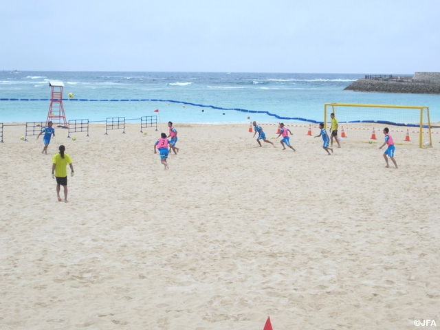 Japan provisional national beach football team training camp report (21st April)