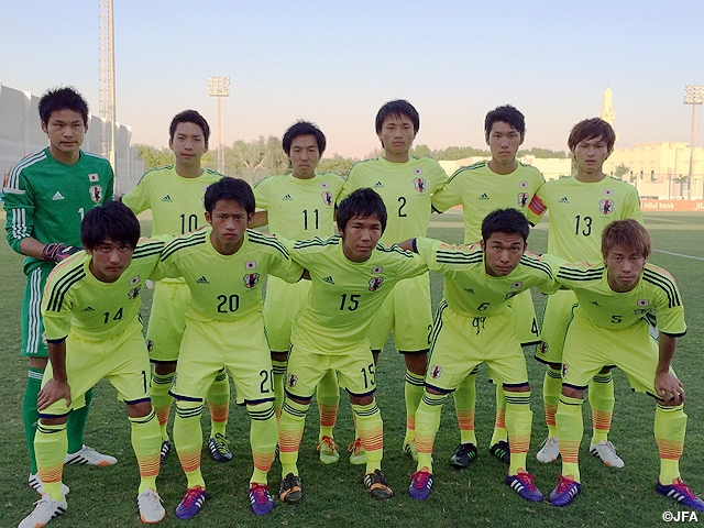 U-19 Japan National Team UAE trip, winning the first game of friendly match