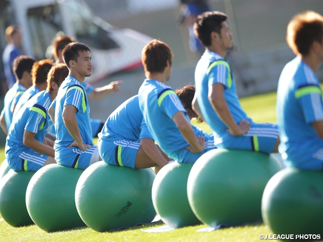 Samurai Blue work out as families visit camp site