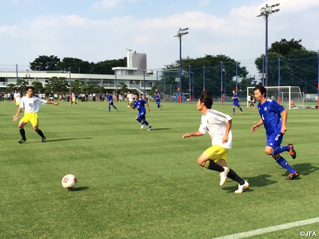 U-19日本代表候補 FC東京とトレーニングマッチを行う