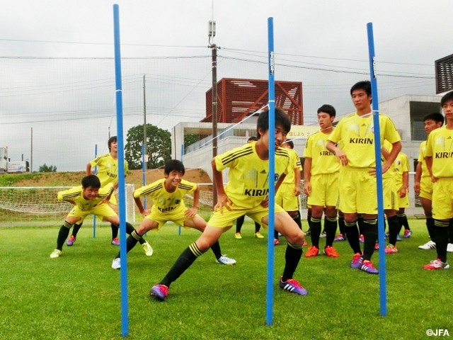 Report on U-16 Japan National Team domestic training camp in Tokamachi, Niigata (7 Aug)
