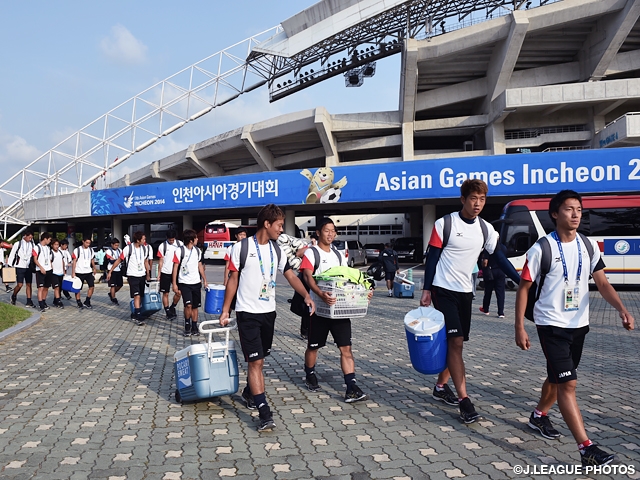 U-21日本代表　第17回アジア競技大会（2014／仁川）　活動レポート（9/27）