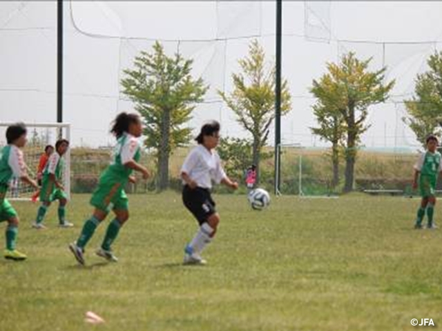 JFAガールズサッカーフェスティバル　愛知県豊橋市の豊橋総合スポーツ公園　かもめ広場に、約670人が参加！