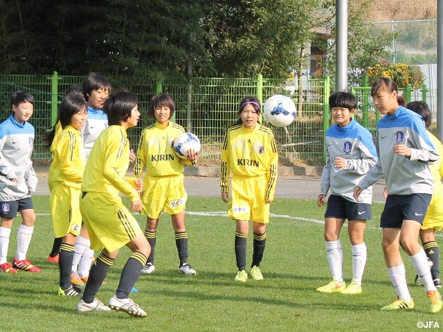 JFAエリートプログラム 女子U-13 韓国遠征　活動レポート(11/8、9)