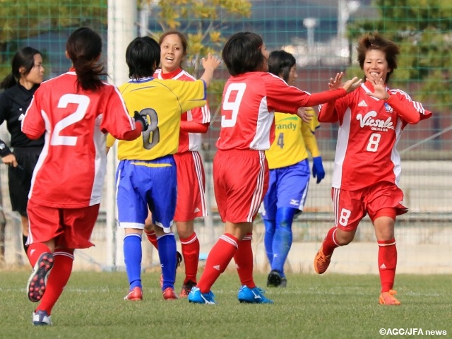 The 4 teams to go through to the semi final of The 18th All Japan Women’s Youth Football Championship are decided!