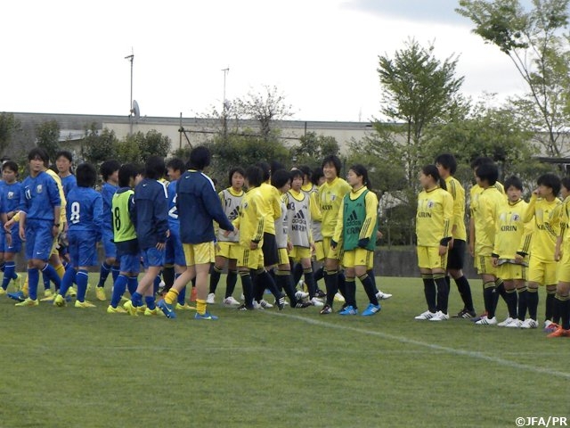 U-16日本女子代表候補 国内トレーニングキャンプ　第3戦トレーニングマッチ試合結果