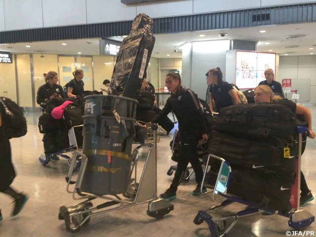 MS&AD なでしこカップ 2015　ニュージーランド女子代表が来日