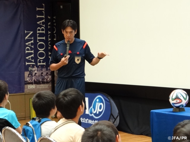 夏休み自由研究対策 サッカー探求トークイベント~ 「審判員のお仕事」開催