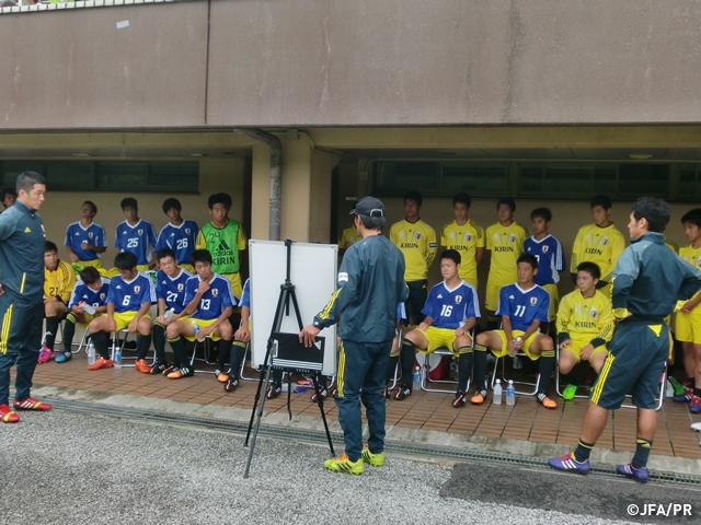 U-15日本代表候補 千葉トレーニングキャンプ 練習試合 vs ジェフユナイテッド市原・千葉U-16