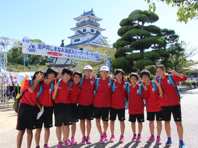 瀬戸内しまなみ海道スリーデーマーチ　～JFAアカデミー今治 ダイアリー～