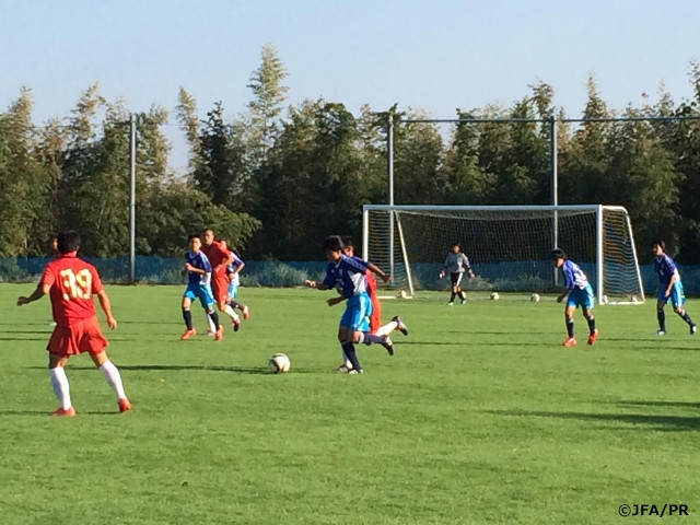 Result of training match 1st in U-16 Japan Women's National Team domestic training camp