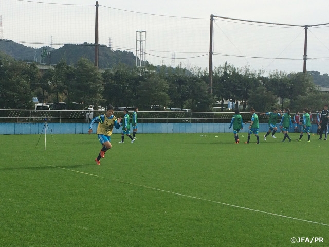 U-23日本女子代表候補　トレーニングキャンプを開始