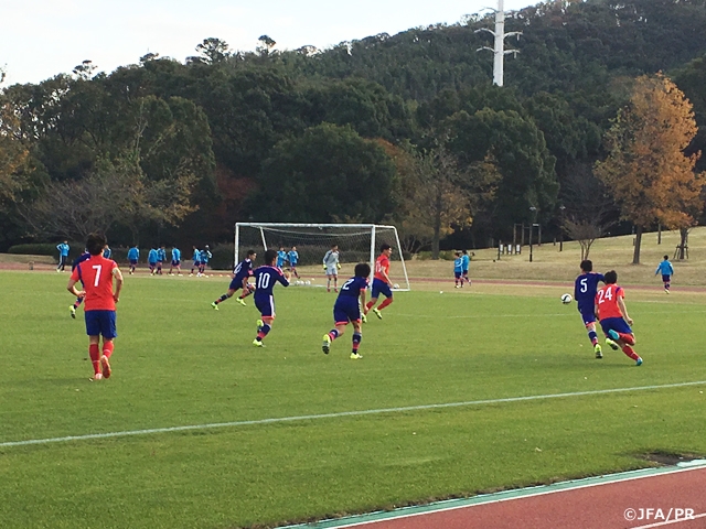 U-15日本代表候補「00ジャパン」　熊本トレーニングキャンプ　親善試合 vs U-15韓国代表