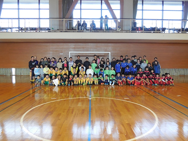 JFAファミリーフットサルフェスティバル 石川県河北郡の津幡町総合体育館に、126人が参加!