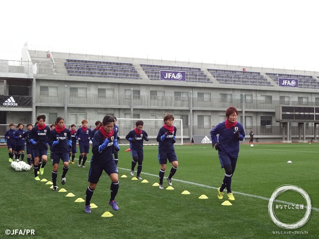 なでしこジャパン　オリンピック出場をかけたアジア最終予選に向け大阪入り