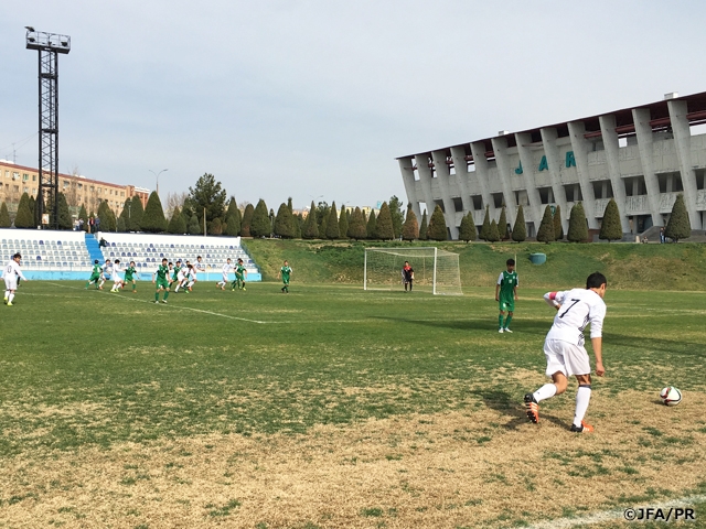 U-16日本代表　中央アジア・日本U-16サッカー交流大会　第2戦 vs U-16トルクメニスタン代表