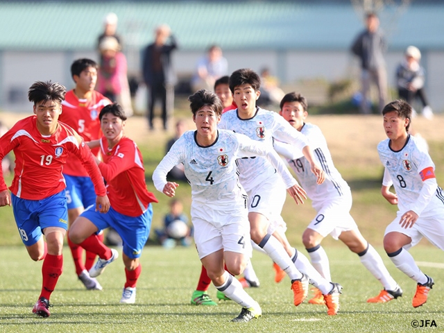 U-17日本代表　サニックス杯国際ユースサッカー大会2016　U-17ウズベキスタン代表、U-17韓国高校連盟選抜と対戦