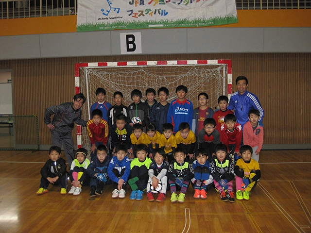 JFAファミリーフットサルフェスティバル 岩手県花巻市の花巻市民体育館に、174人が参加！