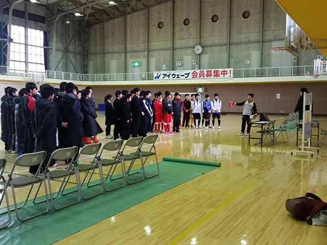 JFAファミリーフットサルフェスティバル 富山県南砺市の井波社会体育館に、250人が参加！