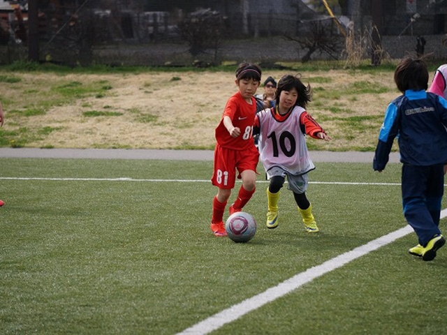 JFAレディース/ガールズサッカーフェスティバル 長野県松本市の長野県フットボールセンターに、114人が参加!