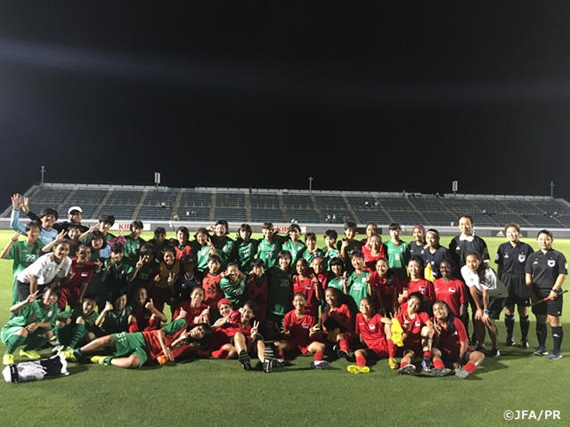 U-16 Singapore Women’s National Team holds training camp at J-GREEN Sakai