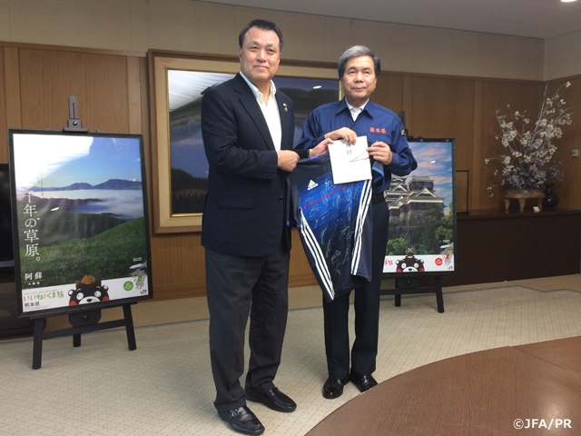 熊本県に義援金を寄付