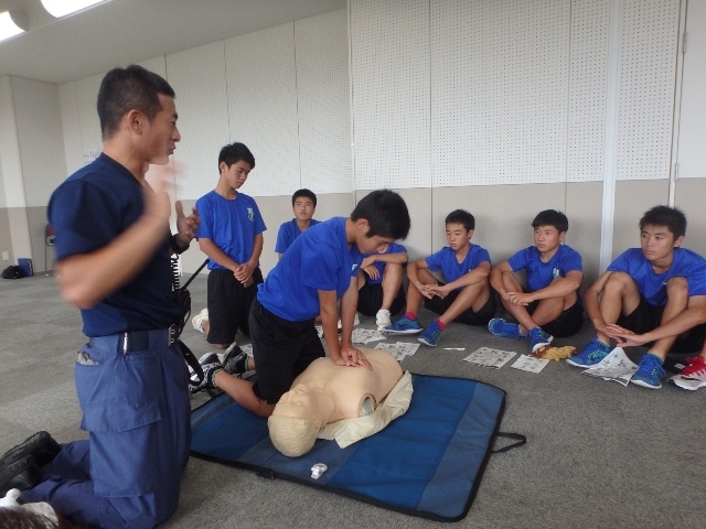 心肺蘇生法講習会　～JFAアカデミー熊本宇城 ダイアリー～