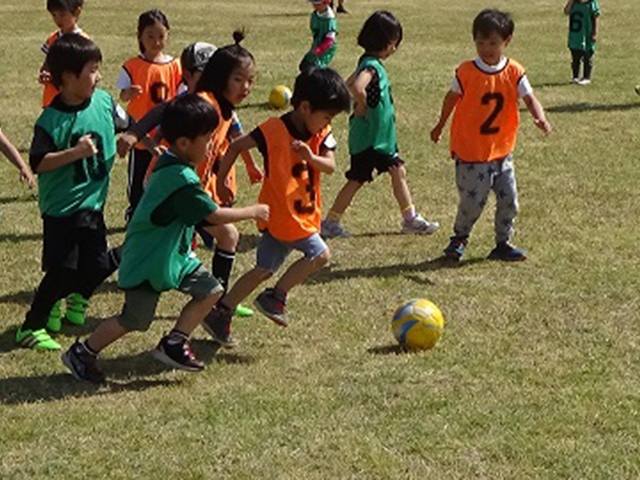 JFAキッズ(U-6/8/10)サッカーフェスティバル 青森県むつ市の緑地公園はらっぱるに、218人が参加!