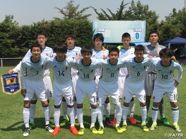 U-16日本代表　チリ遠征「COPA UC 2016」第2戦は惜しくも敗れる