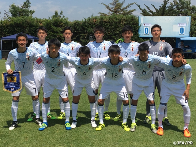 U-16日本代表　チリ遠征「COPA UC 2016」地元U-16チリ代表にPK戦で敗れる