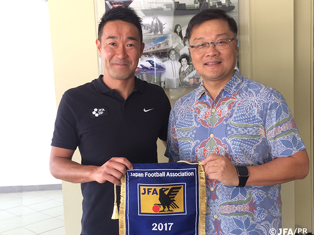 日本人指導者が北マリアナ諸島に赴任