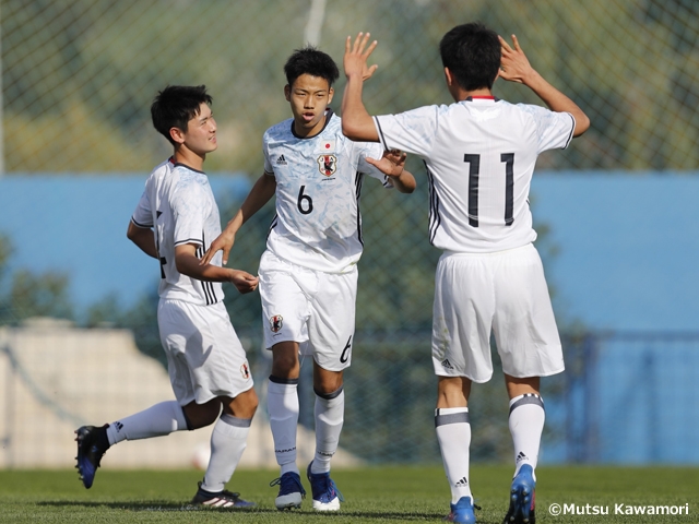 U-17日本代表スペイン遠征　初勝利を上げる