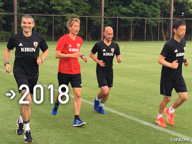 SAMURAI BLUE 海外組トレーニングキャンプ4日目　原口元気選手が合流