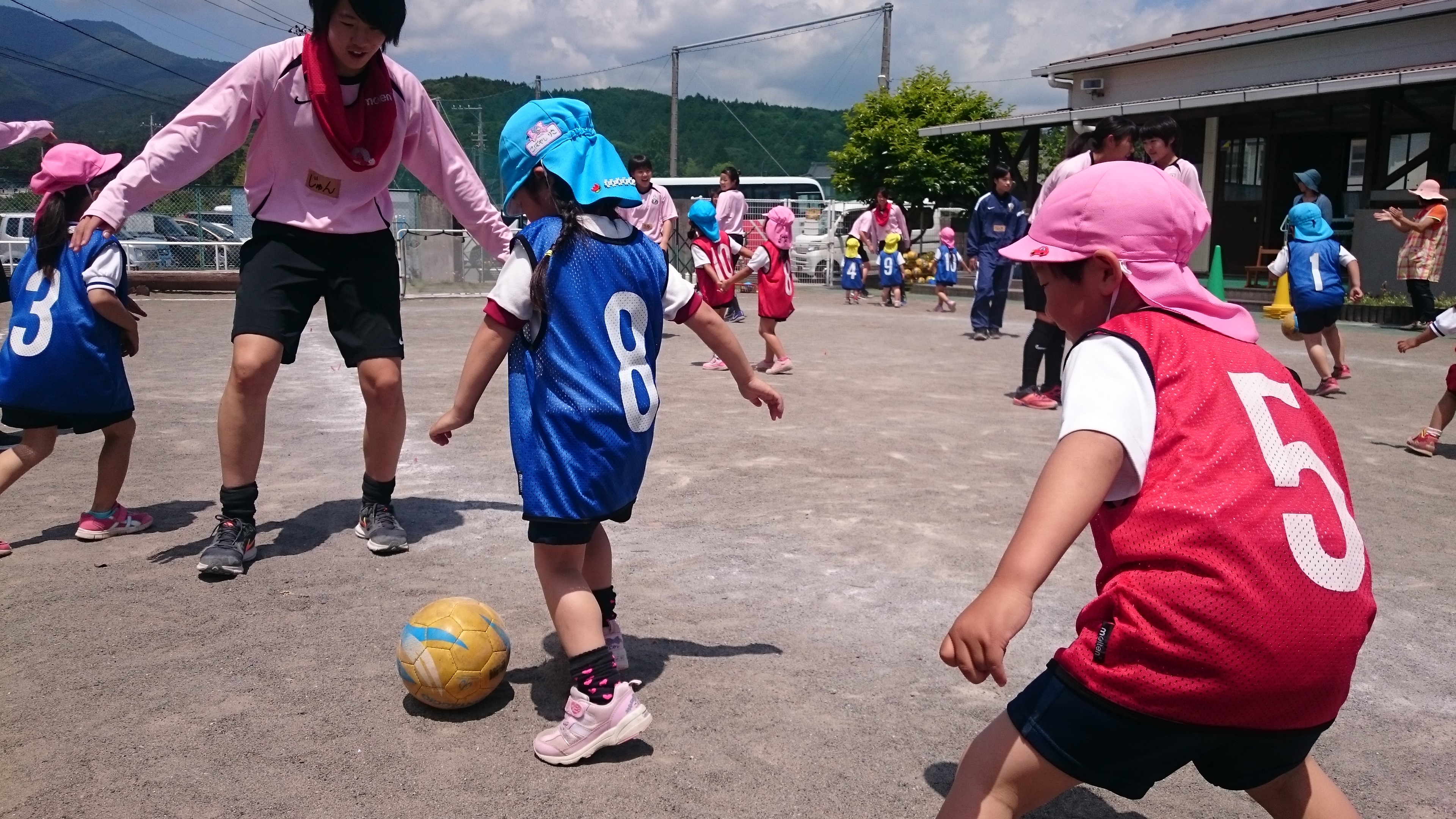 富岡第二幼稚園サッカー教室②　～JFAアカデミー福島ダイアリー～