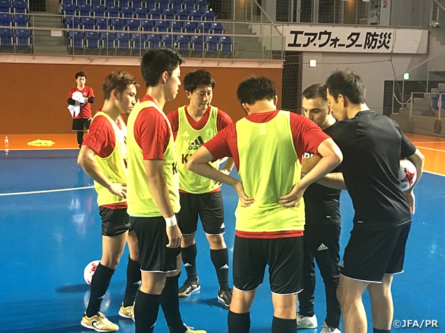 U-25フットサル日本代表候補トレーニングキャンプ　アジアインドア・マーシャルアーツゲームズに向けて始動