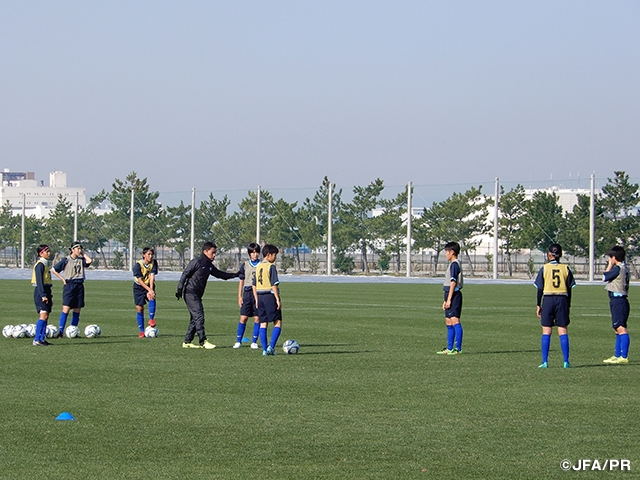 JFAエリートプログラム女子U-14 高校生とトレーニングマッチ ～JOC日韓競技力向上スポーツ交流事業～　