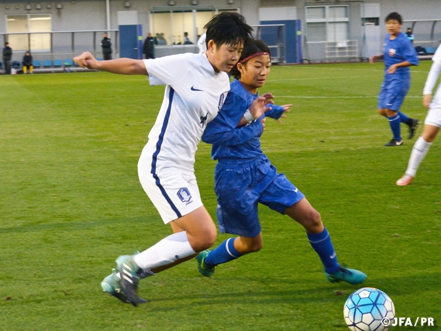 JFAアカデミー堺　U-14韓国女子代表と国際親善試合を実施