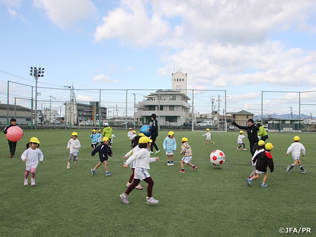 JFAアカデミー熊本宇城　キッズ普及活動を地域で展開