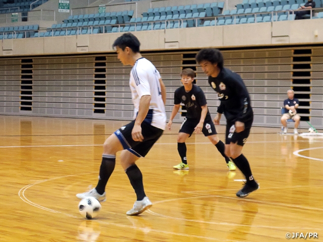 フットサル日本代表　アグレミーナ浜松とのトレーニングマッチでキャンプを終える