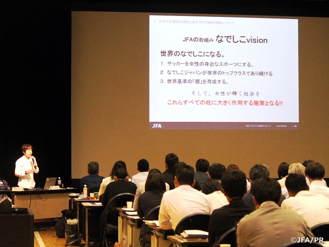 2018年度 女子サッカー普及コーディネーター研修会を開催