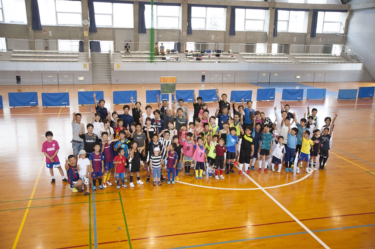 JFAファミリーフットサルフェスティバル 福岡県北九州市小倉北区三郎丸の北九州市立小倉北体育館に58人が参加！