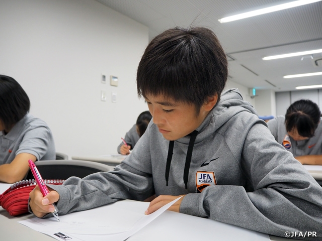 JFAアカデミー堺 今年の目標や決意表明等の途中経過