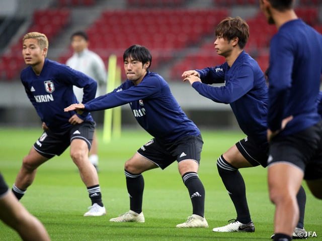 SAMURAI BLUE、キルギス戦へ非公開練習を実施~キリンチャレンジカップ2018(11/20 vsキルギス代表@愛知)~