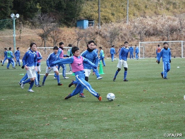 JFAアカデミー福島男子 ミニゲーム大会実施