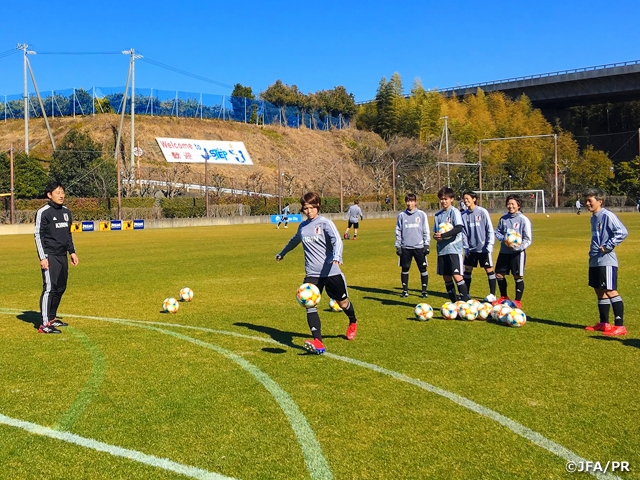 実戦を意識したトレーニングと紅白戦でコンセプトの再確認～なでしこジャパン（日本女子代表）候補トレーニングキャンプ(1/31～2/4＠静岡)