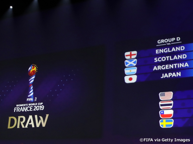 グループステージで対戦する3チームを紹介～FIFA 女子ワールドカップフランス2019～